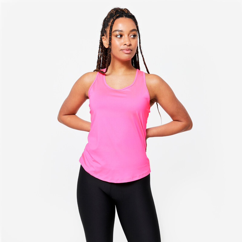 DOMYOS Dámské fitness tílko My Top