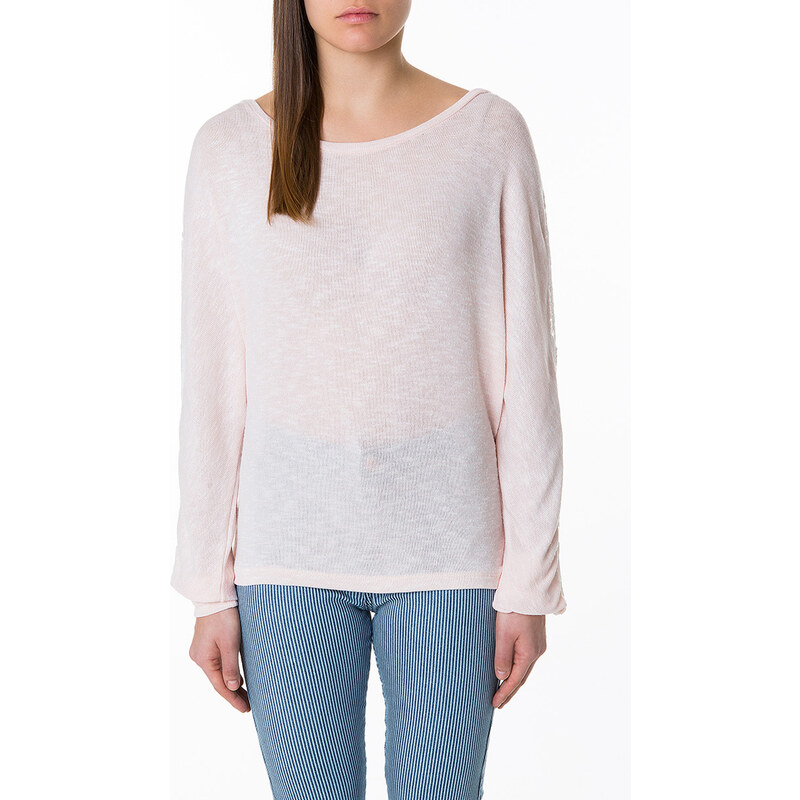 Tally Weijl Baby Pink Lace Detail Jumper