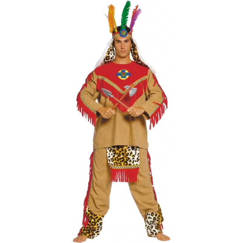 Stamcos Indiánský kostým APATSI LEADER