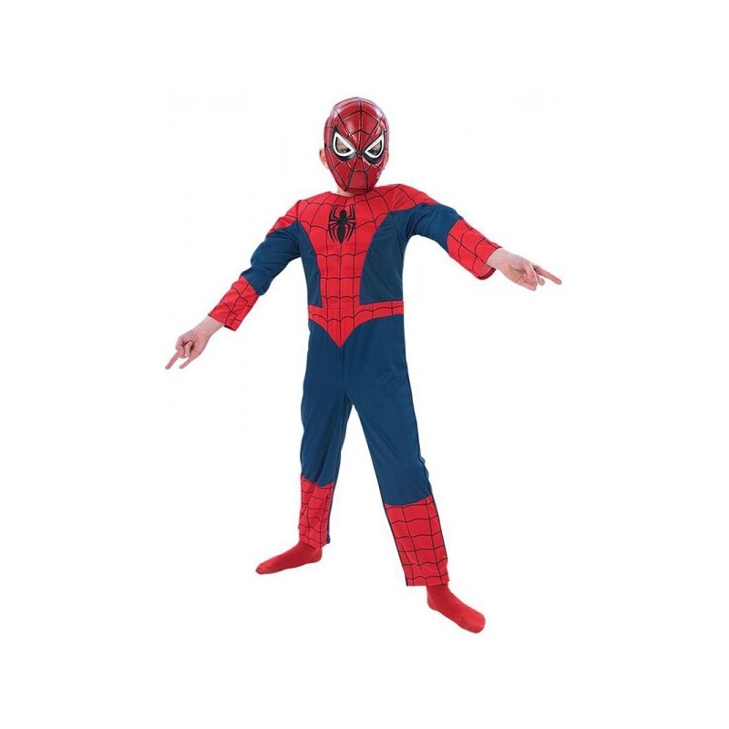 Rubies Ulimate Spider Man Dlx - licenční kostým - LD 7 - 8 roků