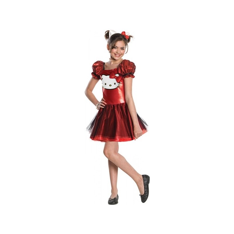 Rubies Hello Kitty - licenční kostým - L 8 - 10 roků
