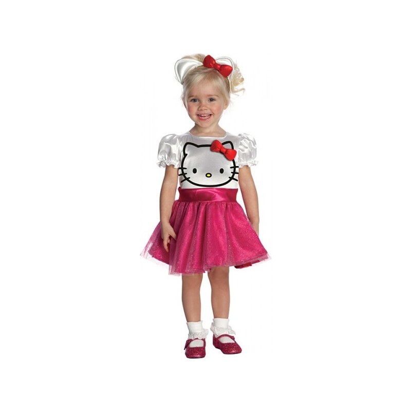 Rubies Kostým Hello Kitty - licenční kostým - L 8 - 10 roků