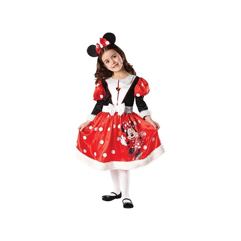 Rubies Minnie Mouse Winter Wonde - licenční kostým - LD 7 - 8 roků
