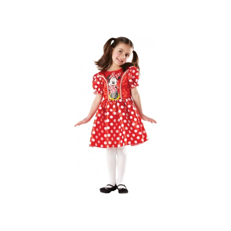 Rubies Red Minnie Clasic - licenční kostým - LD 7 - 8 roků