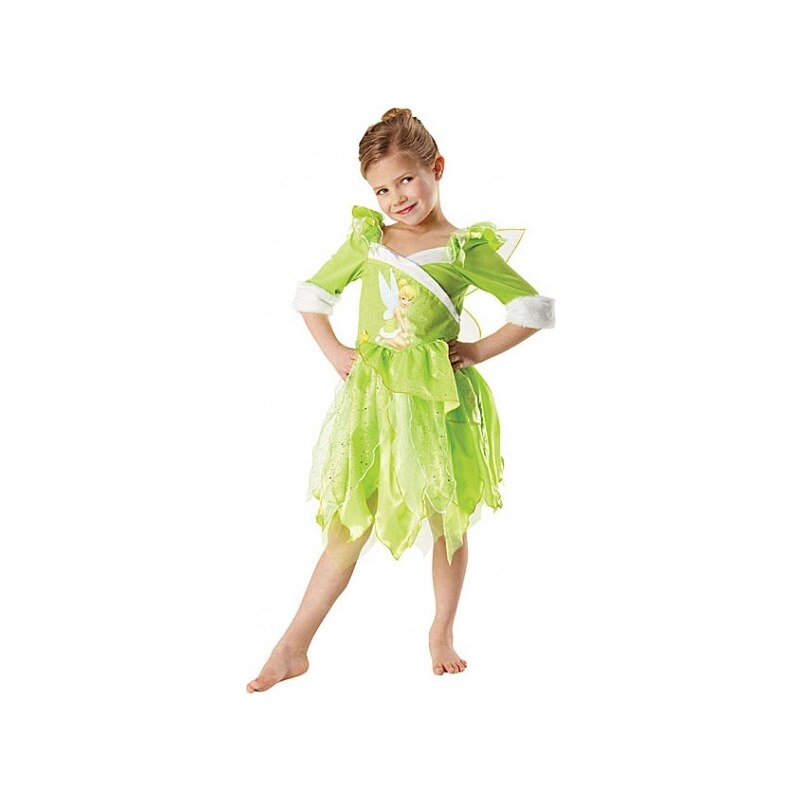 Rubies Tinker Bell Winter Wonderland - licenční kostým - LD 7 - 8 roků