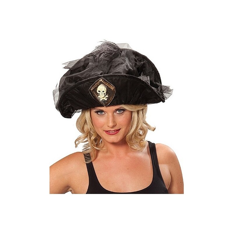 Rubies Pirátský klobouk s lebkou