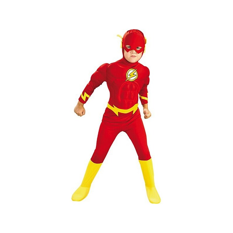 Rubies The Flash Deluxe - licenční kostým - L 8 - 10 roků