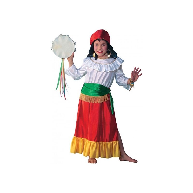 Rubies Cikánka - kostým pro děti - 104