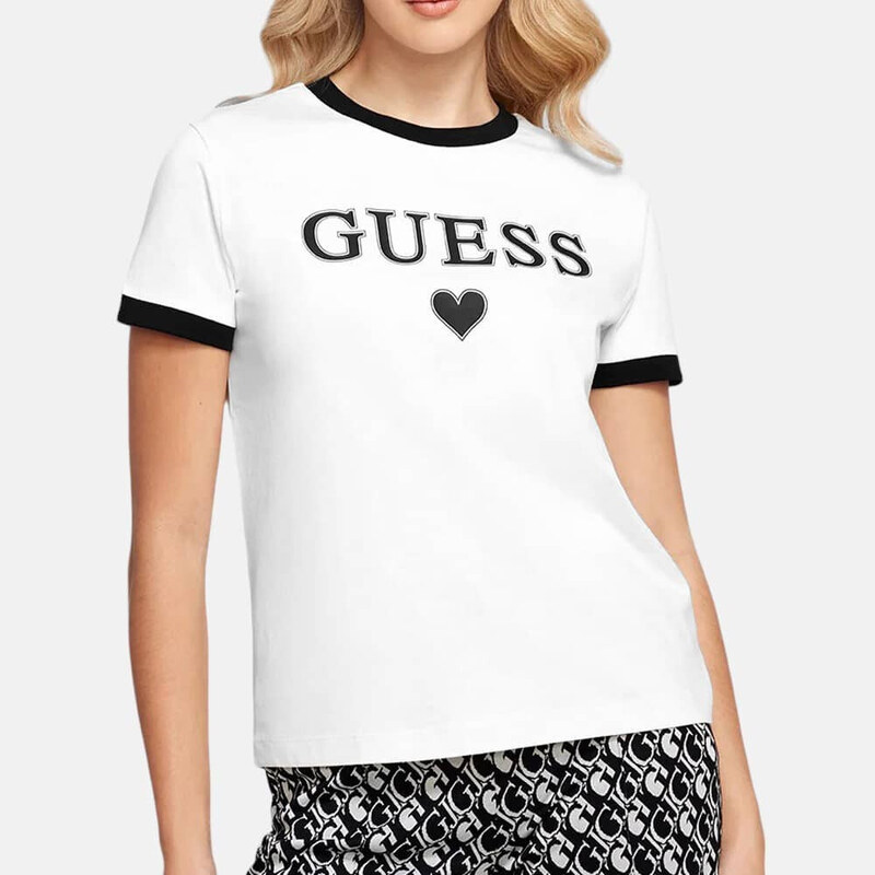 Dámské bílé triko Guess 55863