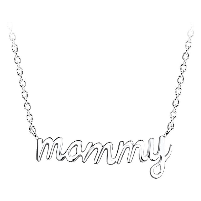 SYLVIENE Stříbrný náhrdelník MOMMY 94100277