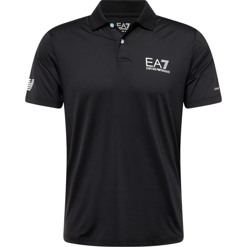 EA7 Emporio Armani Tričko černá / bílá