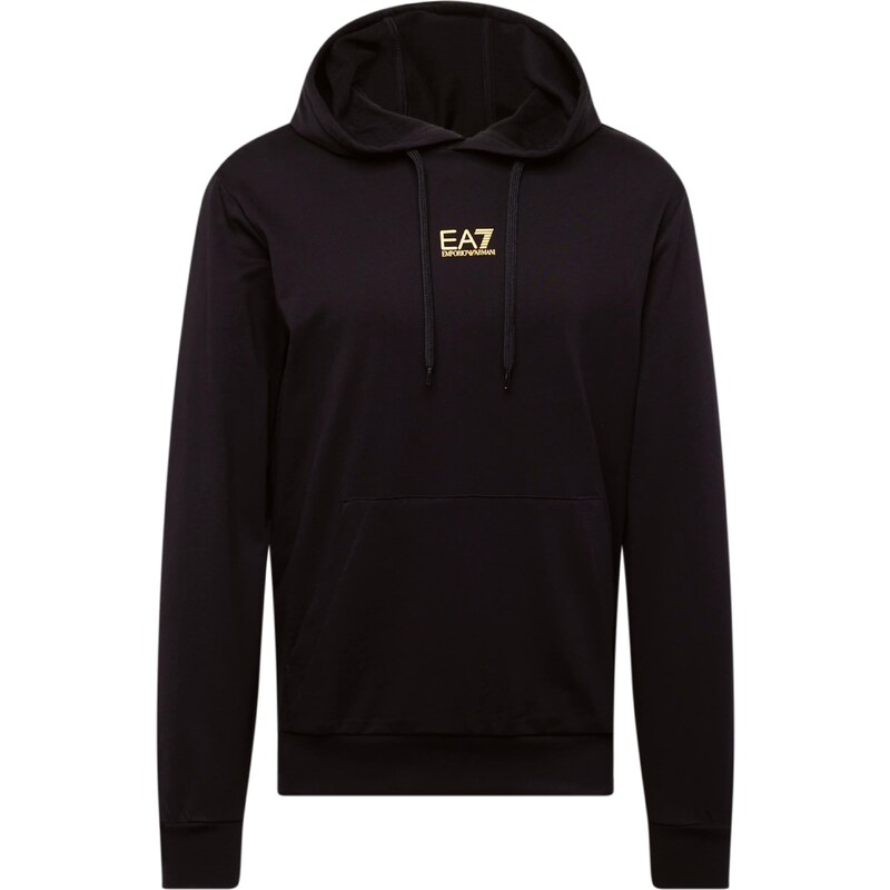 EA7 Emporio Armani Mikina zlatá / černá