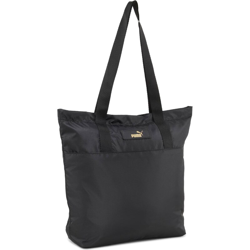 PUMA Nákupní taška Core Pop zlatá / černá 95037829