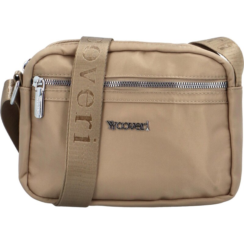 Coveri Trendy dámská koženková crossbody kabelka Dolffy, světle