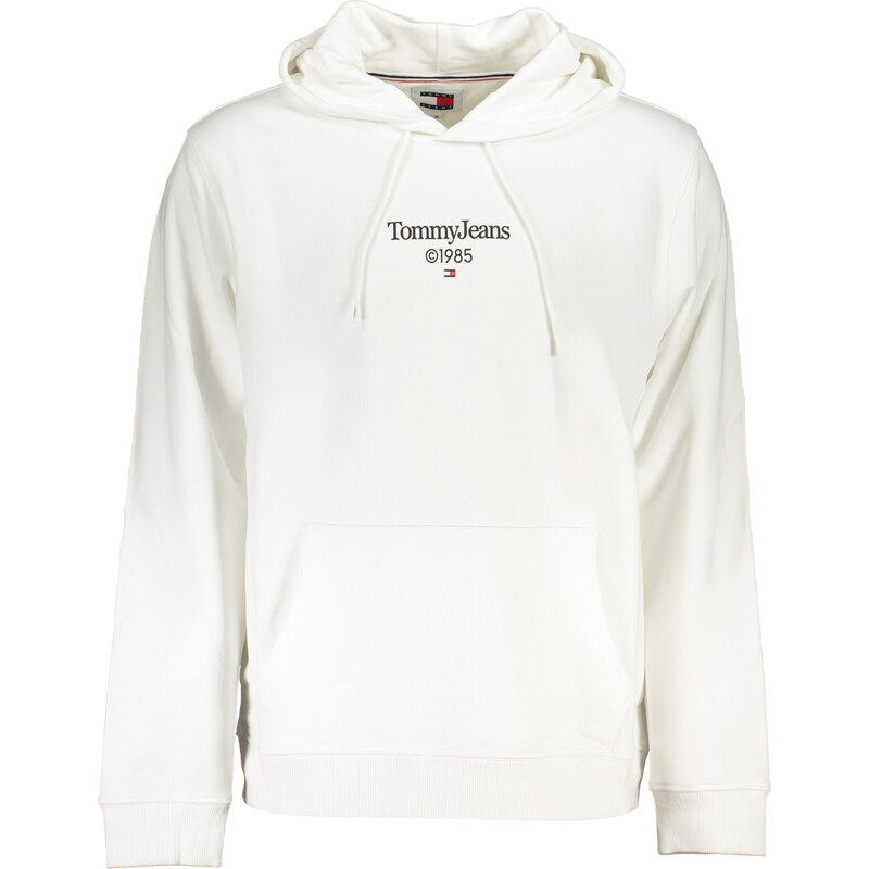 Bílá mMikina Tommy Hilfiger bez zipu