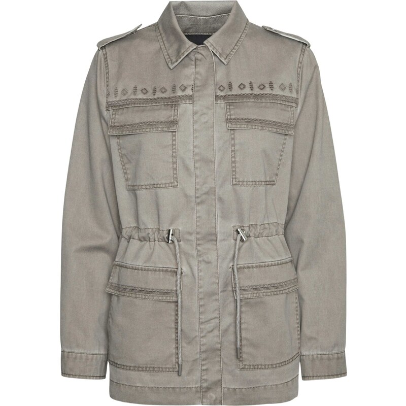 VERO MODA Přechodná bunda VMSAlly šedá