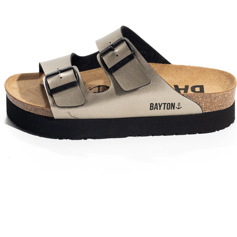 Bayton Pantofle JAPET bronzová / černá