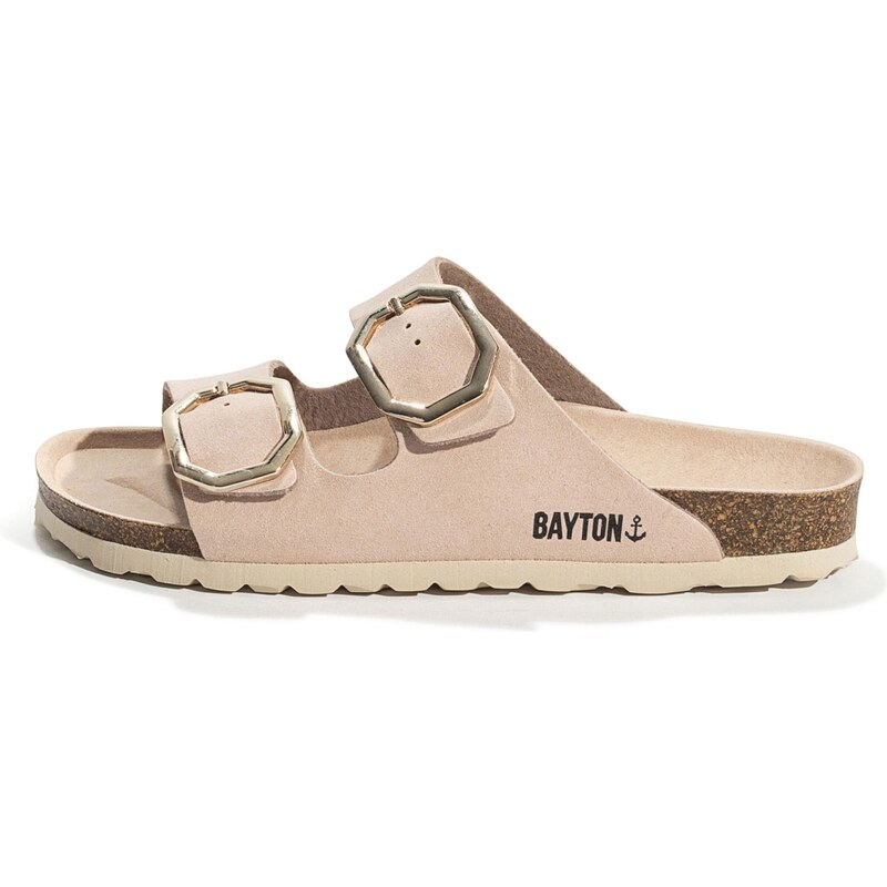 Bayton Pantofle Atlas pastelově růžová 96044291