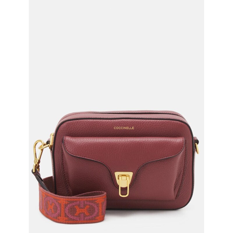 Coccinelle Beat Soft Ribb crossbody – brandy