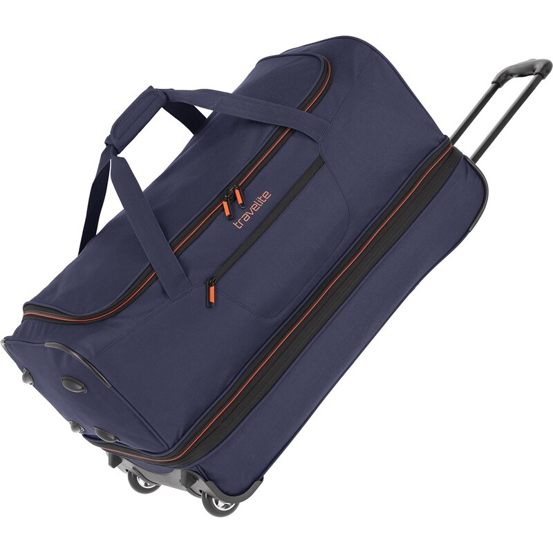 Cestovní taška na kolečkách Travelite Basics Wheeled duffleNavy/orange 24740208