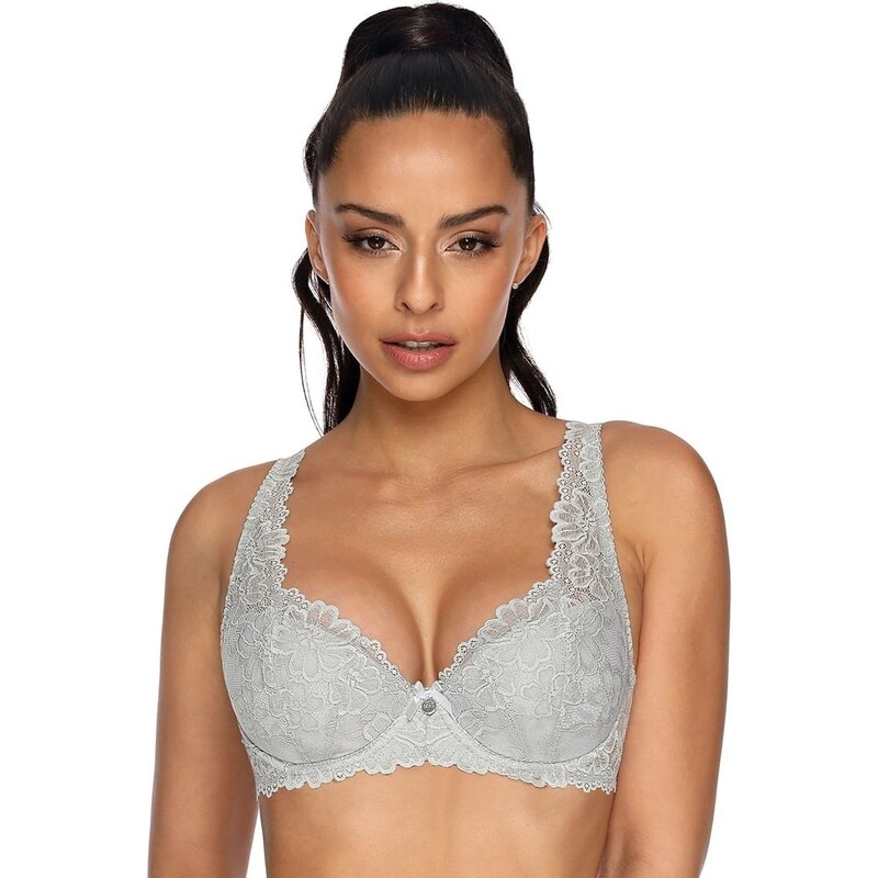 MAT Lingerie Podprsenka vyztužená MAT.1000 šedá světlý 94010912