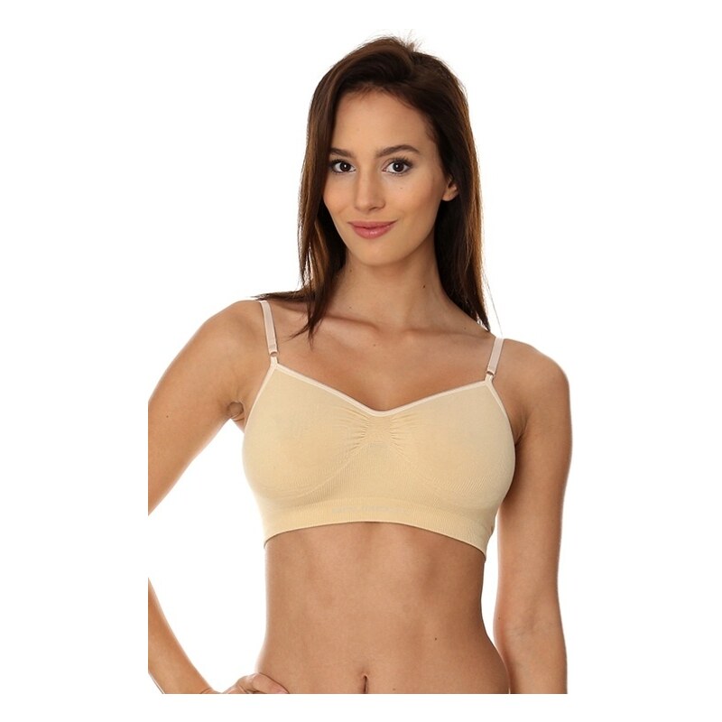BRUBECK Podprsenka COMFORT COTTON béžová