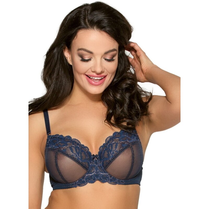 Podprsenka nevyztužená AVA.1024 NAVY BLUE