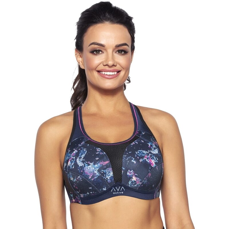 Sportovní podprsenka vyztužená AVA.1066 NAVY BLUE 103474854
