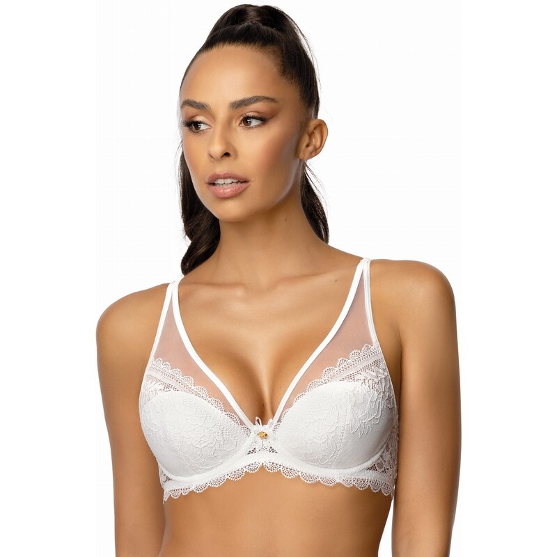 MAT Lingerie Podprsenka s push-up efektem MAT.1048 bílá 94011234