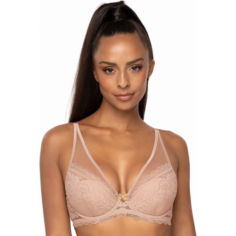 MAT Lingerie Podprsenka s push-up efektem MAT.1048 béžová 94011298