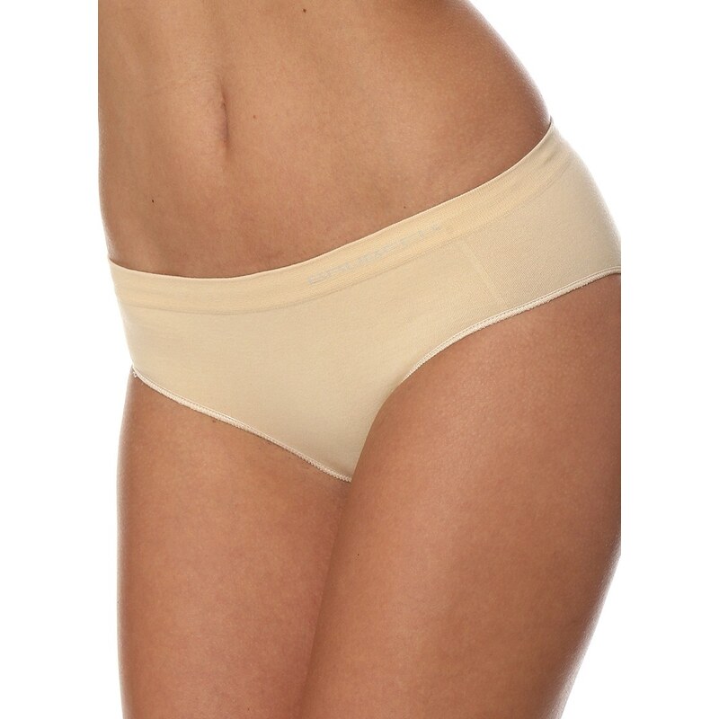 BRUBECK Dámské kalhotky HIPSTER COMFORT COTTON béžová
