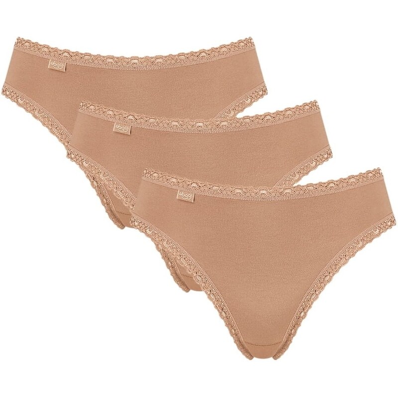 Kalhotky SLOGGI 24/7 COTTON LACE TAI C3P béžová