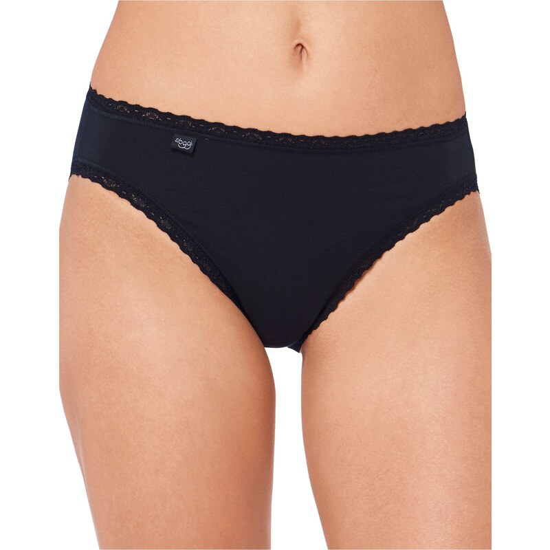 Dámské kalhotky SLOGGI 24/7 COTTON LACE TAI BLACK
