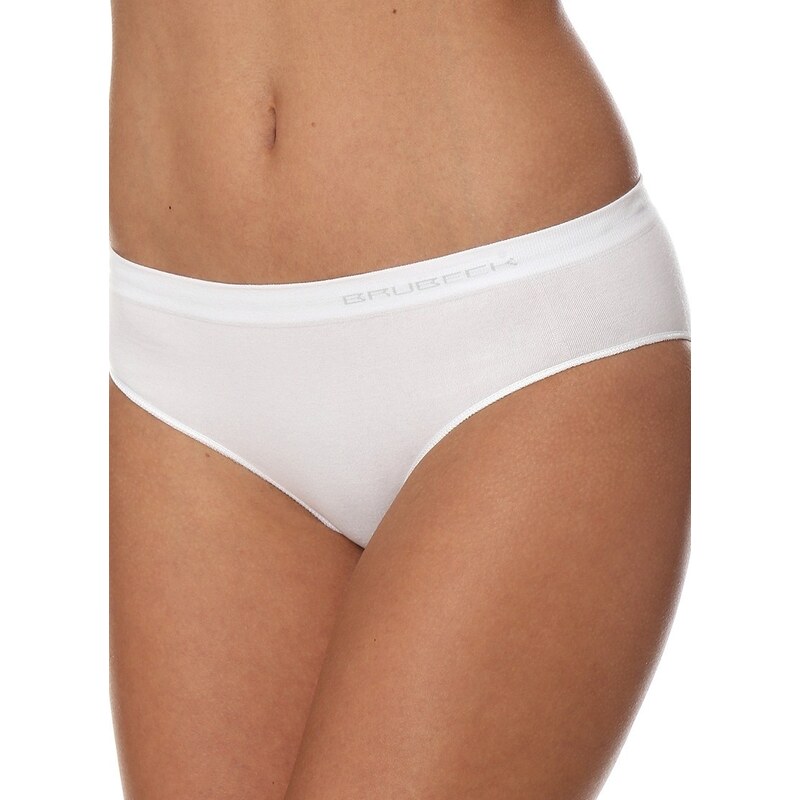 BRUBECK Dámské kalhotky HIPSTER COMFORT COTTON bílá