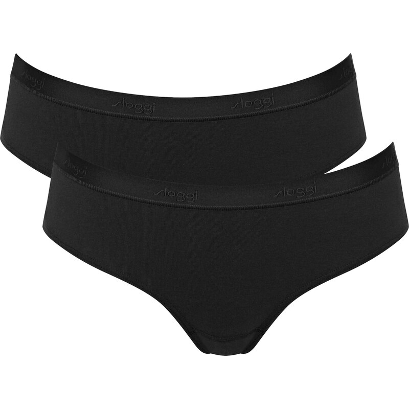 Dámské kalhotky SLOGGI GO CASUAL HIPSTER 2P BLACK