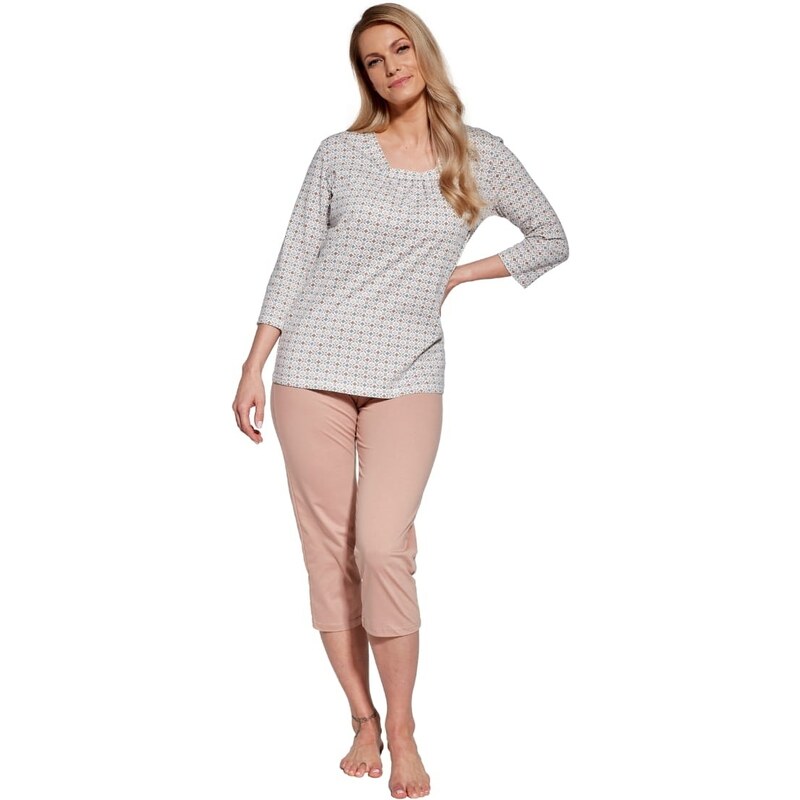 Dámské pyžamo CORNETTE.1186 NADIA BEIGE 94014254