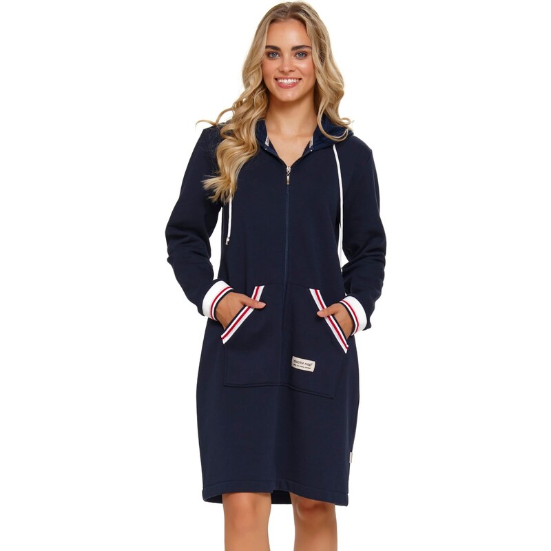 Dámský župan DOCTOR NAP SMZ.4508 NAVY BLUE