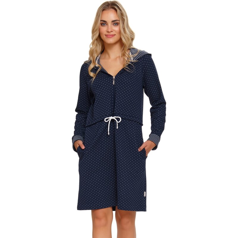 Dámský župan DOCTOR NAP SMZ.5241 NAVY BLUE 94012294