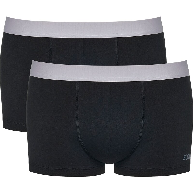 Boxerky SLOGGI MEN GO ABC 2.0 HIPSTER 2P BLACK