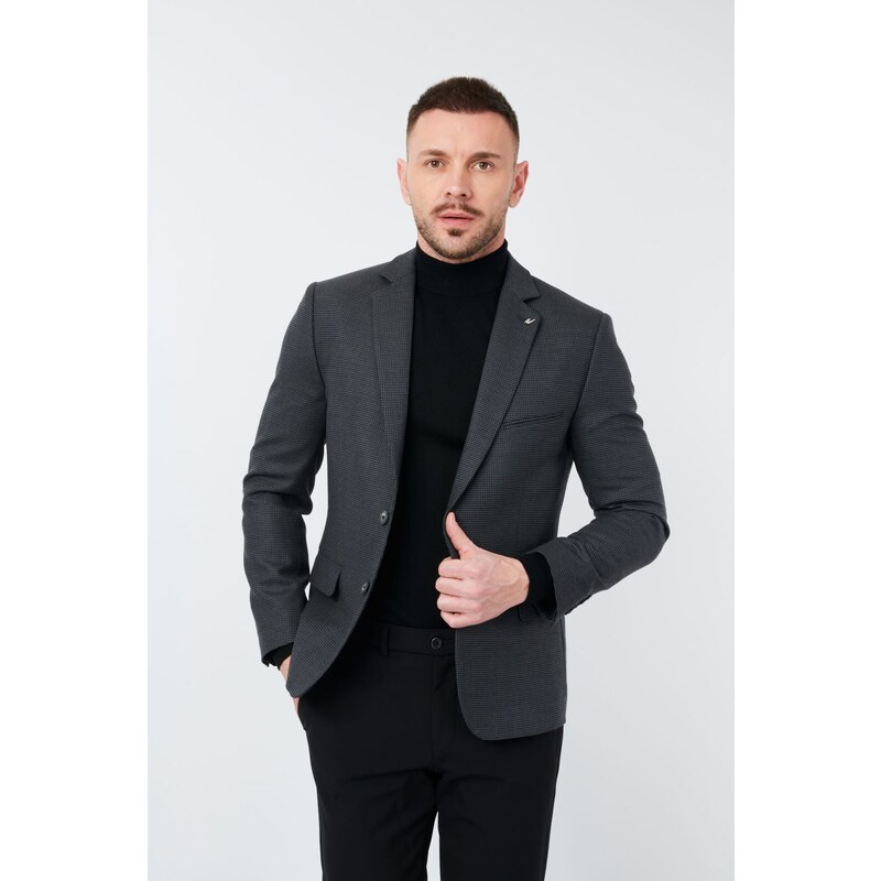 W. Wegener Bond h002 šedá panské sako