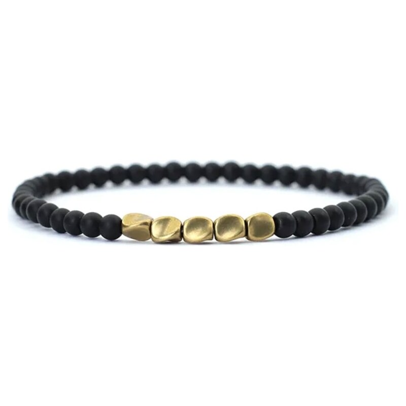 Daniel Dawson Korálkový náramek Diego 4 mm Onyx 94313498
