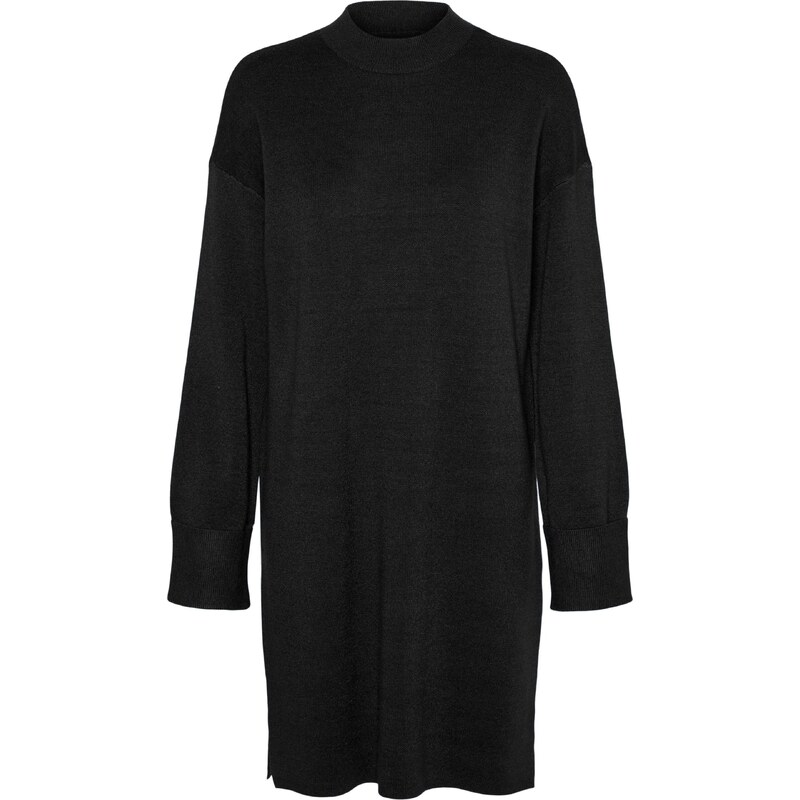 VERO MODA Úpletové šaty VMGoldneedle černá