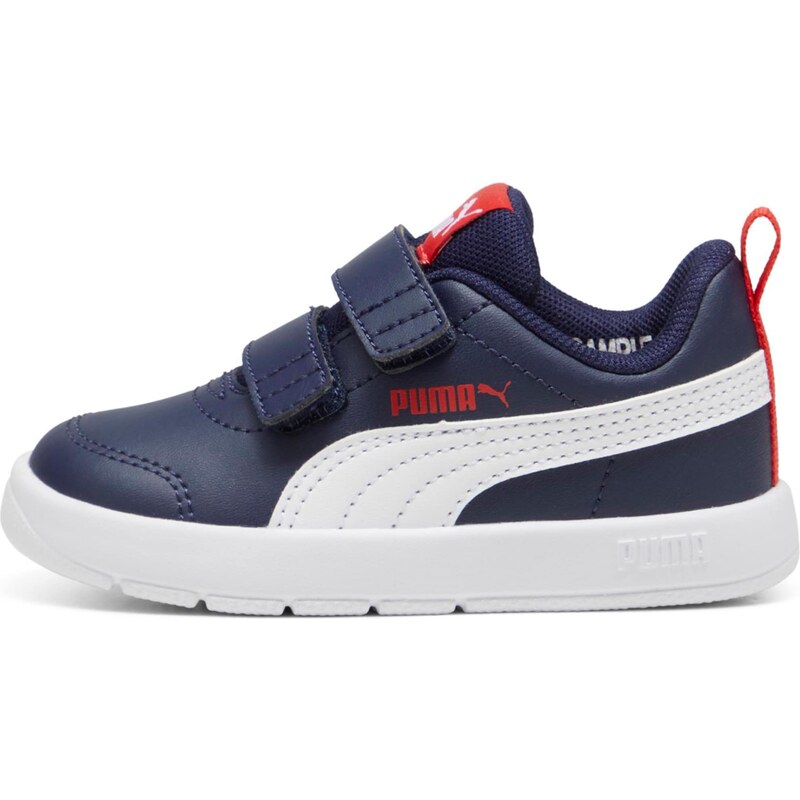 PUMA Tenisky Courtflex V3 námořnická modř / červená / bílá