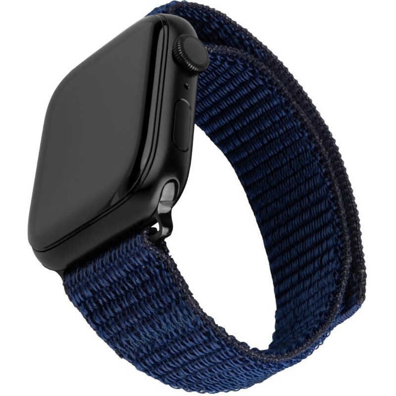 FIXED Nylon Sporty Strap pro Apple Watch 38/40/41mm, tmavě modrý