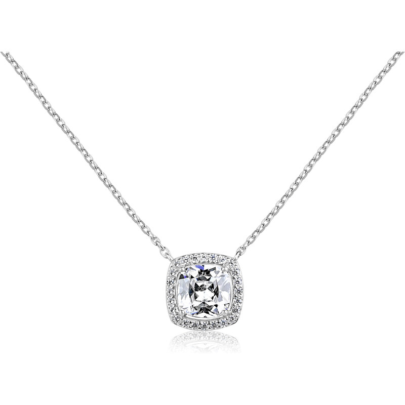 Stříbrný náhrdelník se zirkonem - Meucci SS359N/08 94350221