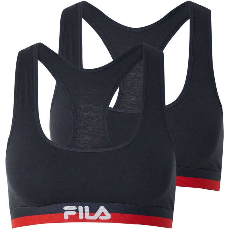 FILA Podprsenka námořnická modř / červená / bílá