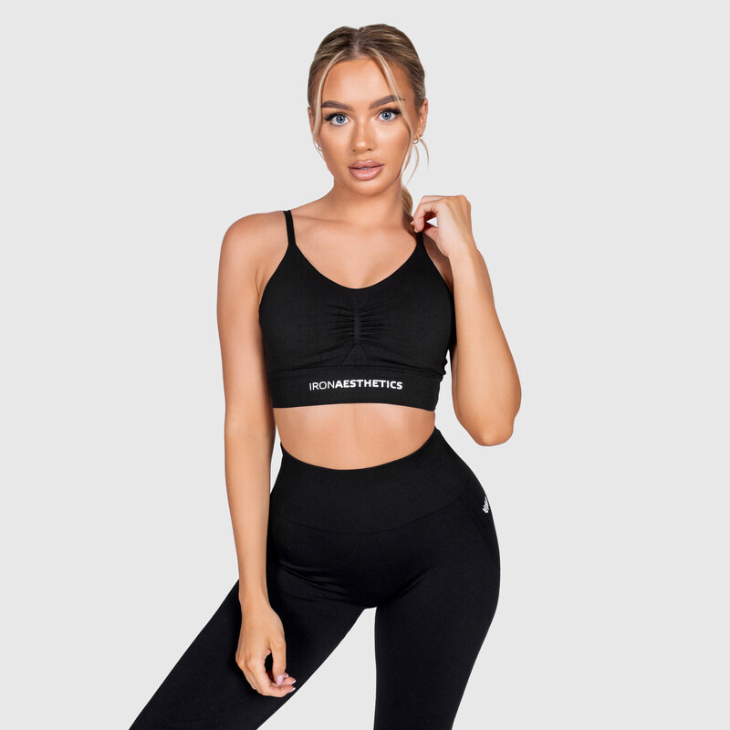 Sportovní podprsenka Iron Aesthetics Inspire, černá