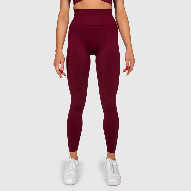 Sportovní legíny Iron Aesthetics Inspire, bordové