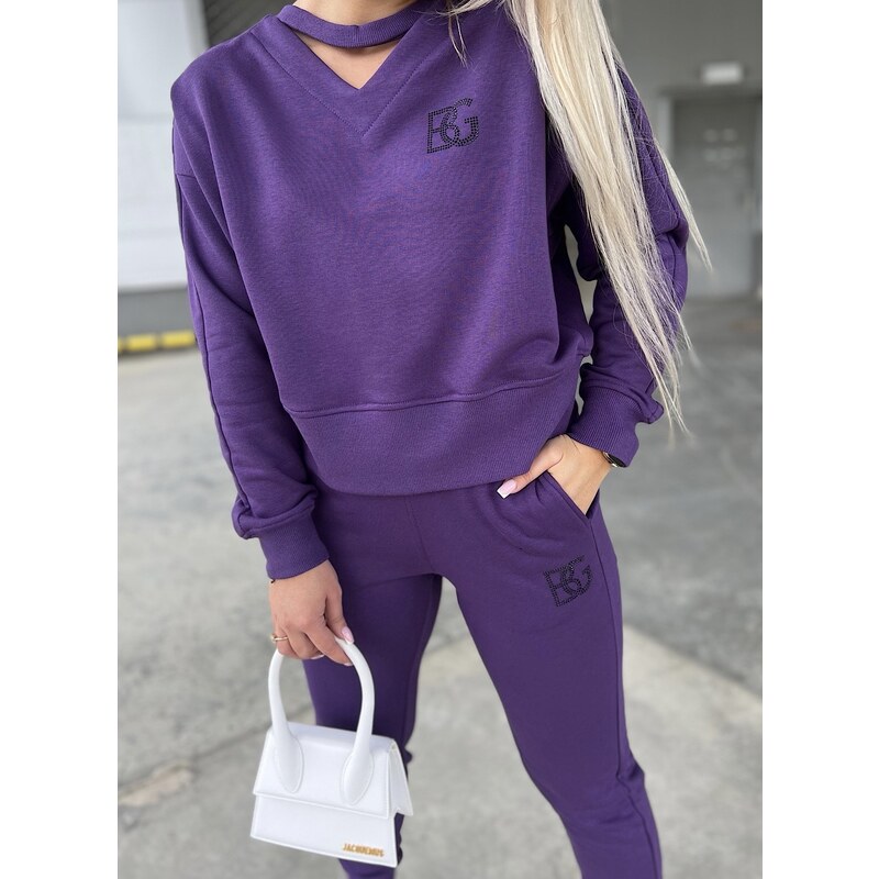 Brandenburg Couture Tepláková souprava BG Chica fialová 94364156
