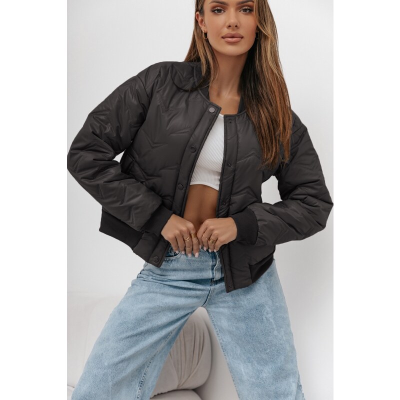 Sempre with love Bunda BOMBER černá 94364251